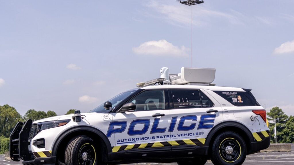 A Drone-Launching Police Car That Can Drive Itself A Drone-Launching Police Car That Can Drive Itself