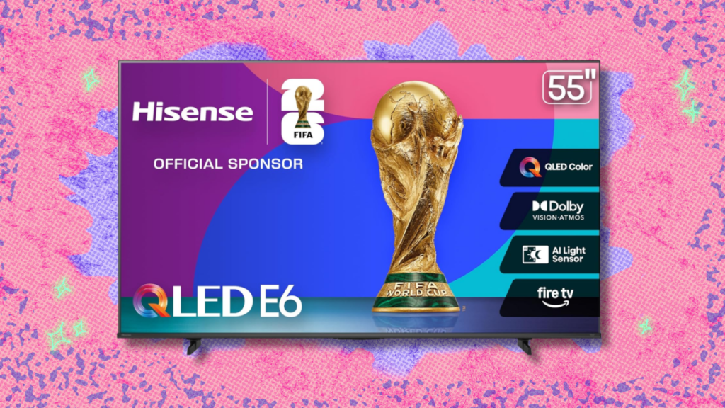 Best TV deal: Save 0 on the Hisense 55-inch E6 Series QLED 4K Fire TV