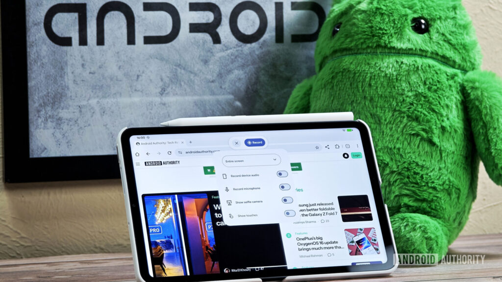 Google is preparing big screen recording upgrades for Android Google is preparing big screen recording upgrades for Android