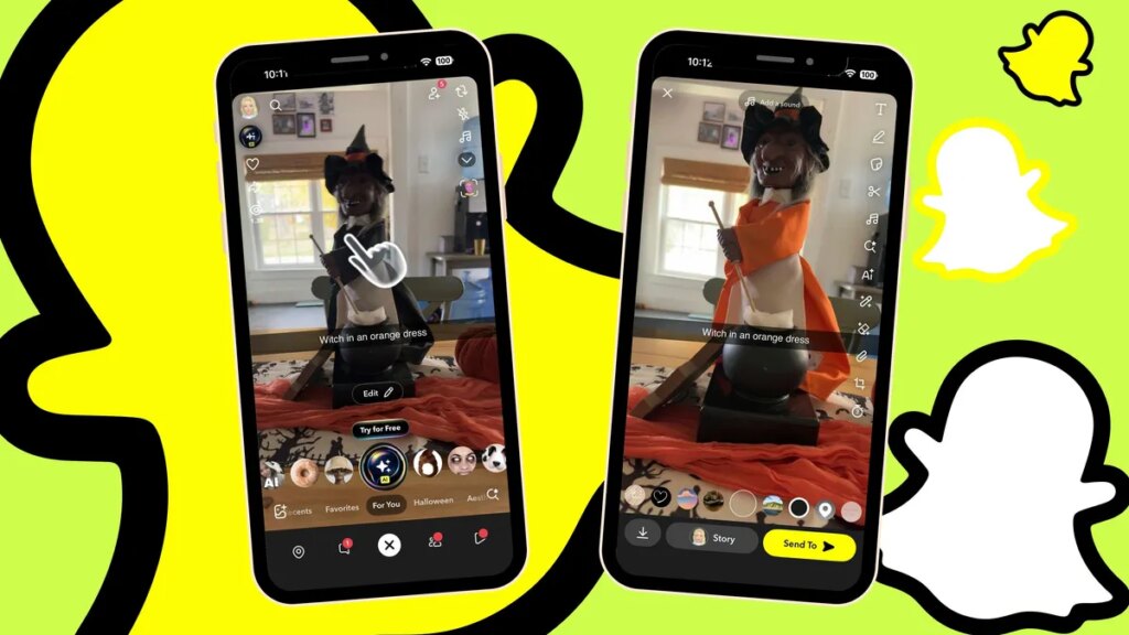 I tried Snapchat's new AI image lens, and the results were surprisingly good