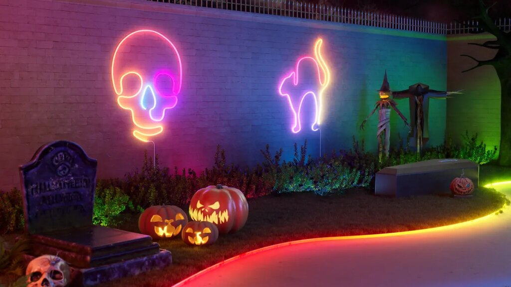 New Smart Light Strips Offer Inventive Last-Minute Halloween Glow Art New Smart Light Strips Offer Inventive Last-Minute Halloween Glow Art