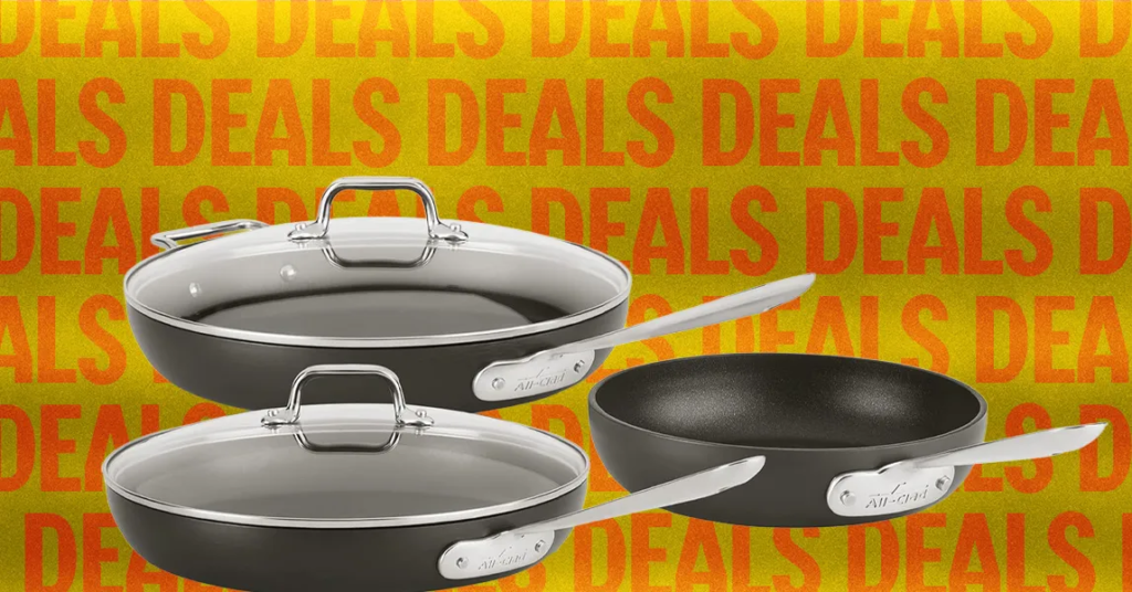 Save on This All-Clad Nonstick Frying Pan Set Save on This All-Clad Nonstick Frying Pan Set