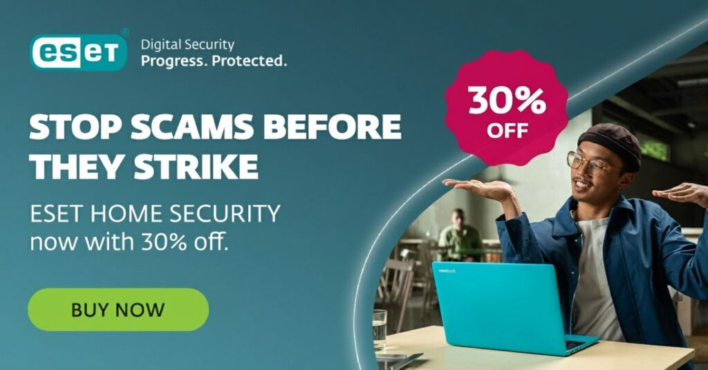 Stay safe online with 30% off at ESET with our exclusive code Stay safe online with 30% off at ESET with our exclusive code