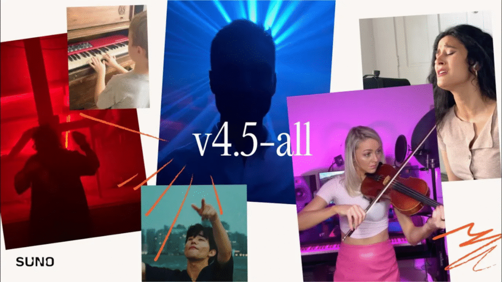 Suno just replaced its free AI music model with v4.5-all – and it’s faster, richer, and way more expressive Suno just replaced its free AI music model with v4.5-all – and it’s faster, richer, and way more expressive