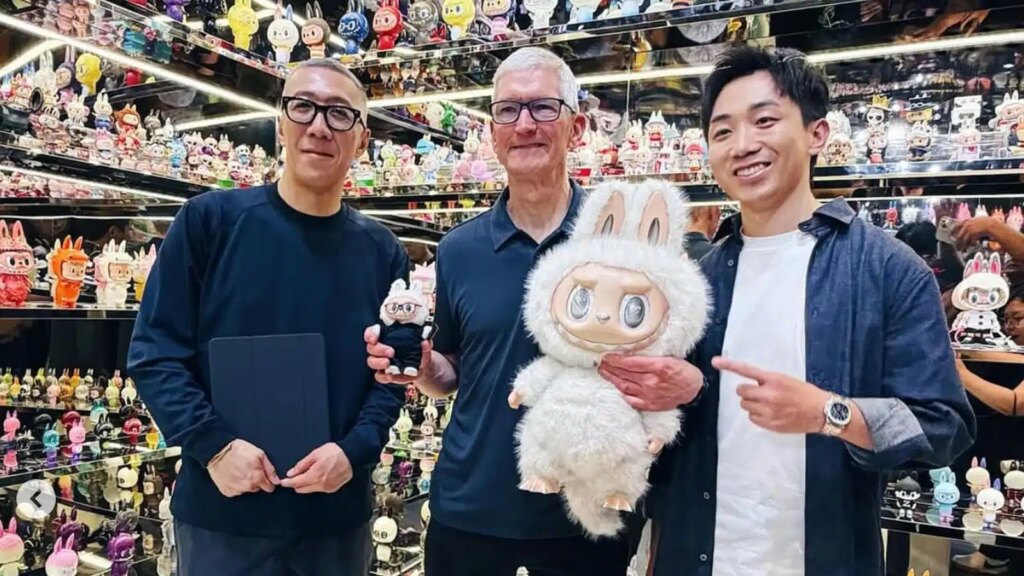 Unique Labubu Gifted To Tim Cook During Trip To China Unique Labubu Gifted To Tim Cook During Trip To China