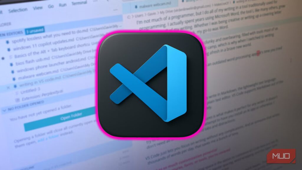 VSCode is the perfect writing app and you can’t convince me otherwise