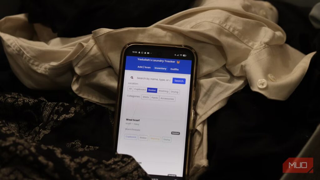 Yes, I automated laundry tracking with AI — and it suggests clothes to wear