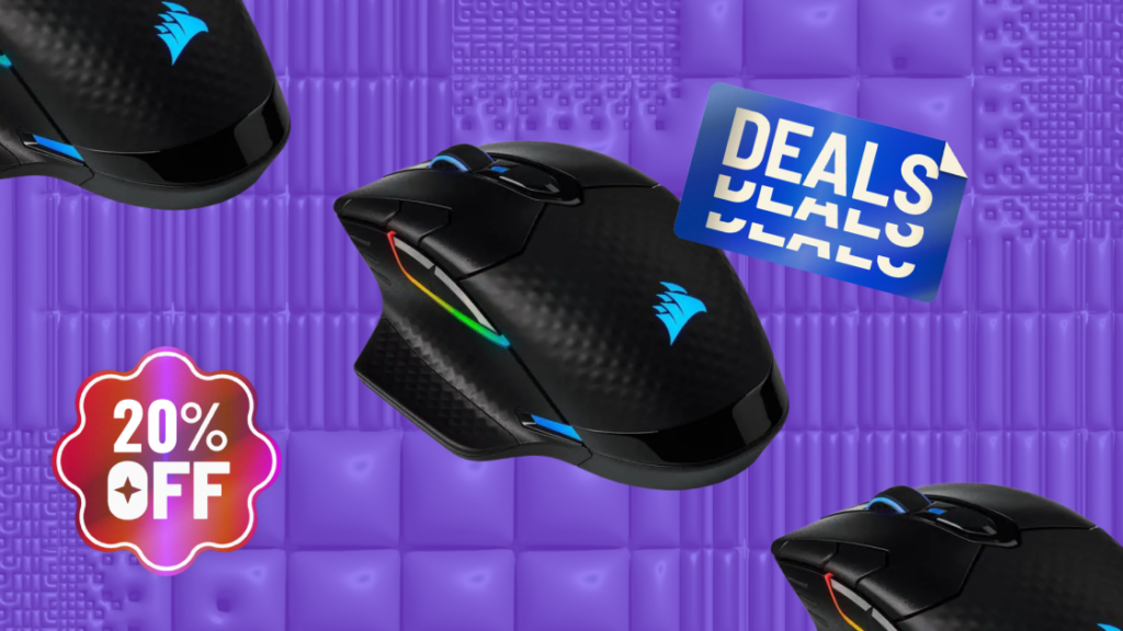 Click 20% Right Off the Price of the Corsair Dark Core RG Pro Gaming Mouse Click 20% Right Off the Price of the Corsair Dark Core RG Pro Gaming Mouse