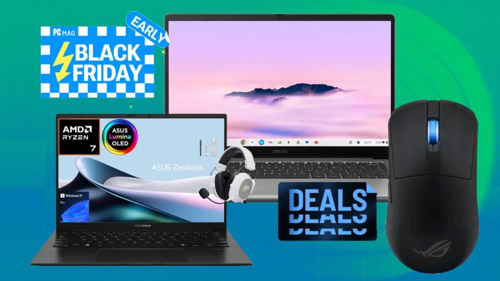 Early Black Friday Asus Deals: Up to 42% Off Editors’ Choice-Winning Laptops