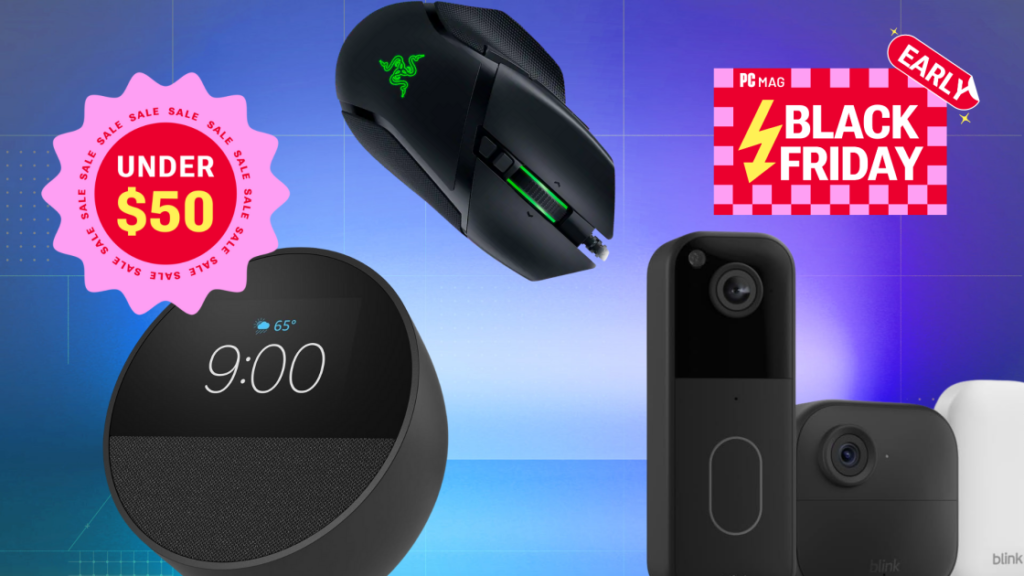 Early Black Friday Tech Deals Under : Save on Fire Sticks, Headphones, Smart Displays, Security Cameras, and More