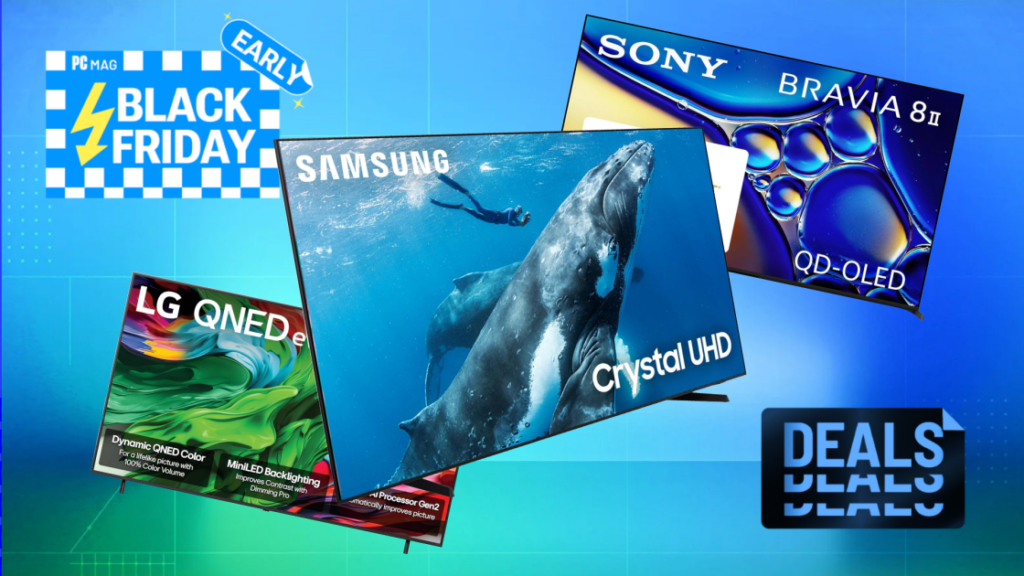 Early Black Friday Television Deals Alert: Save Up To 50% On TVs From LG. Samsung, and More Early Black Friday Television Deals Alert: Save Up To 50% On TVs From LG. Samsung, and More