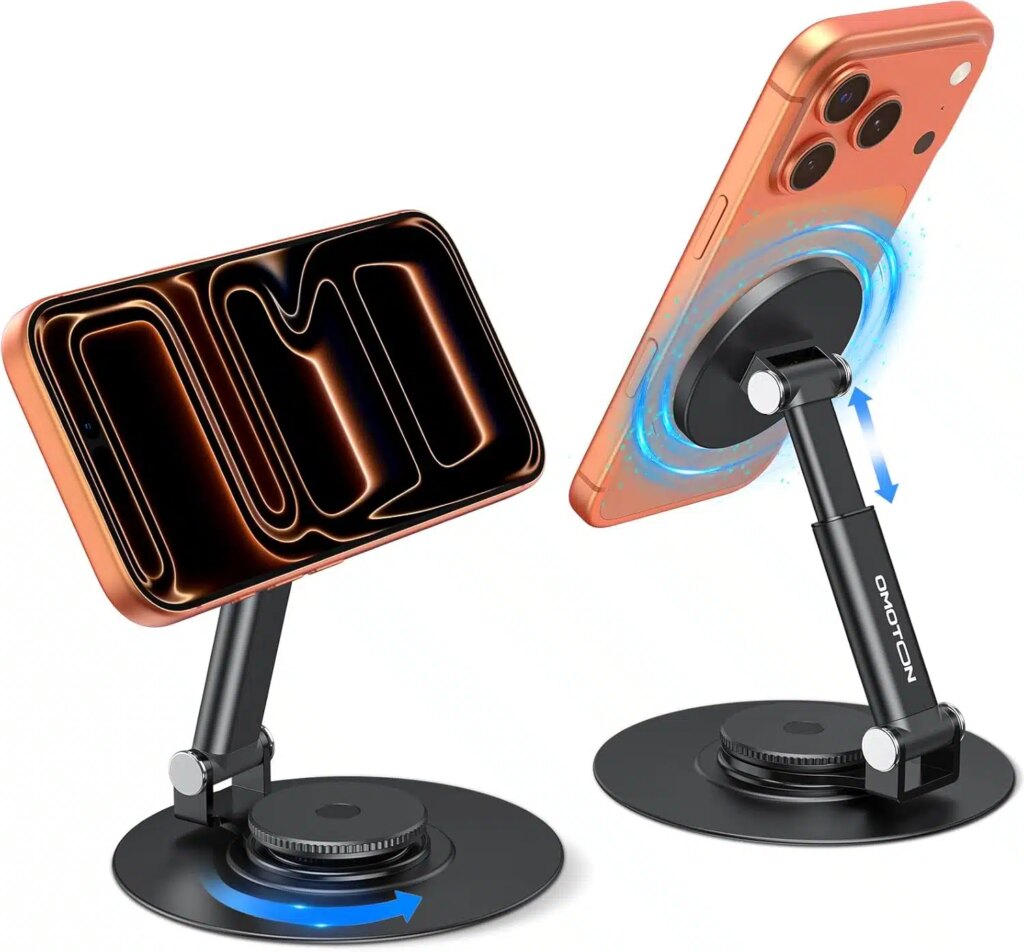 Get the OMOTON Rotating Metal MagSafe Stand at 30% Off Get the OMOTON Rotating Metal MagSafe Stand at 30% Off