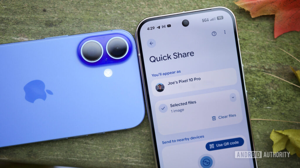 Google’s AirDrop integration isn’t one-way, iPhones can beam files to Android too Google’s AirDrop integration isn’t one-way, iPhones can beam files to Android too
