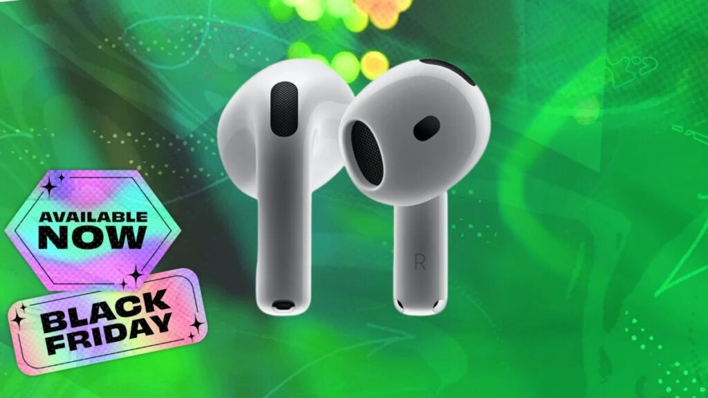 Grab Apple AirPods 4 with ANC for  at Amazon Black Friday