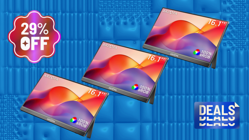 Here, There, Early Exciting Black Friday Deals Everywhere: This Powerful Portable Monitor Is 29% Off