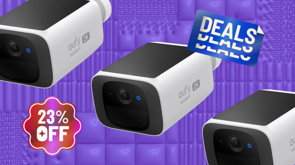 Here’s a Supercharged Deal: Take 23% Off Eufy Solar Security Camera Here’s a Supercharged Deal: Take 23% Off Eufy Solar Security Camera