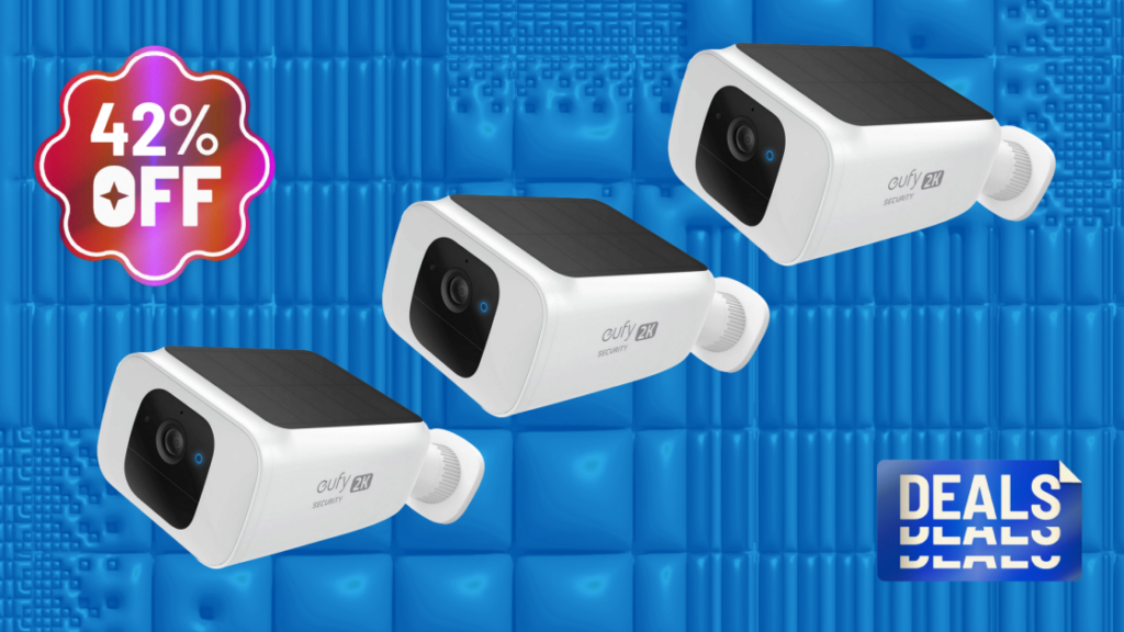 High Security, Low Price: This Eufy Solar Powered Security Camera Is Now 42% Off