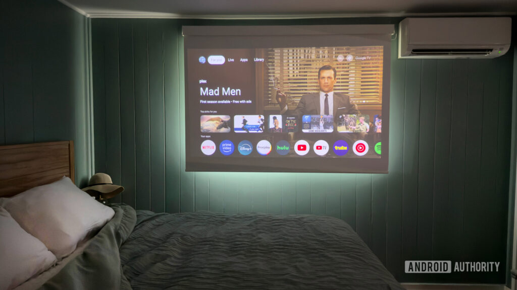 Living with a Google TV projector in my bedroom: What I learned Living with a Google TV projector in my bedroom: What I learned