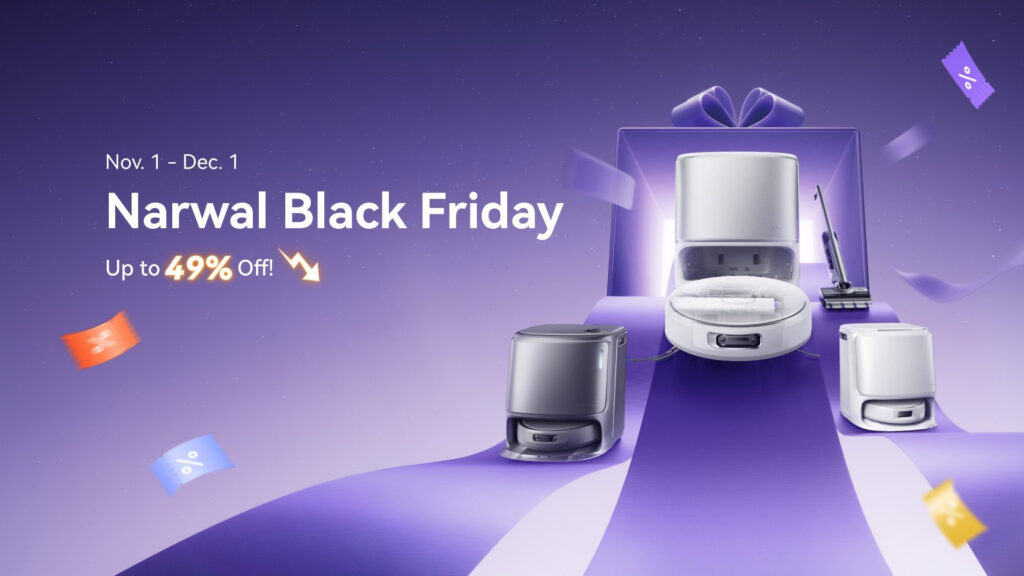 Narwal Black Friday: Enjoy massive discounts on Narwal’s latest robot vacuums and wet-and-dry handhelds