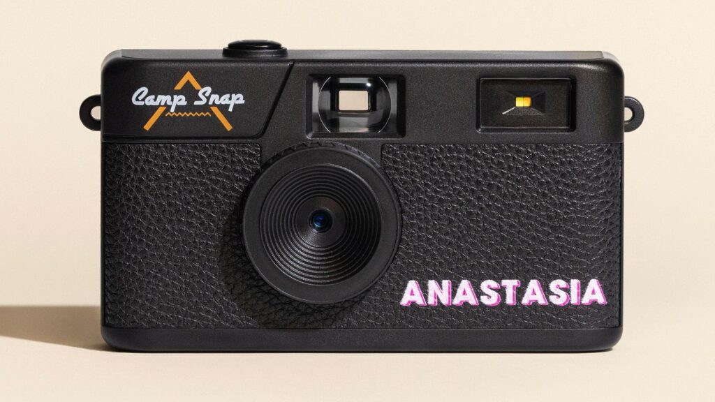 Need a cheap camera gift idea? My top pick is a personalized Camp Snap retro compact Need a cheap camera gift idea? My top pick is a personalized Camp Snap retro compact