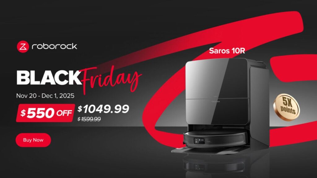 Roborock’s Elite Robot Vacuum and Mop Drops 0, Saros 10R Hits New Record Low