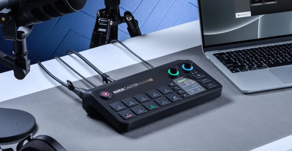 Rode’s all-in-one video production console is now smaller and cheaper Rode’s all-in-one video production console is now smaller and cheaper