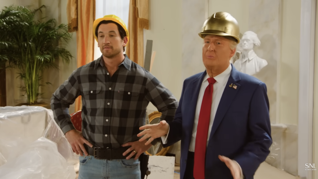 SNL mocks Donald Trumps White House demolition with Property Brothers sketch SNL mocks Donald Trumps White House demolition with Property Brothers sketch