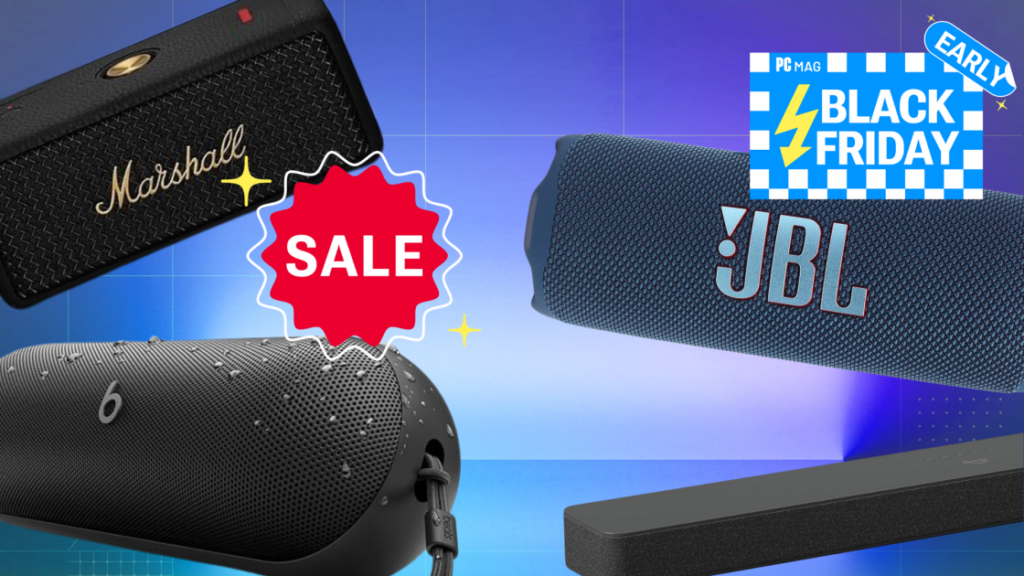 Save on Early Black Friday Speaker and Soundbar Deals: Up to 50% Off Beats, Bose JBL, Samsung, and More Top Brands Save on Early Black Friday Speaker and Soundbar Deals: Up to 50% Off Beats, Bose JBL, Samsung, and More Top Brands