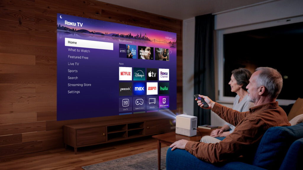 Skip the big TV, these Roku TV projectors are on sale now