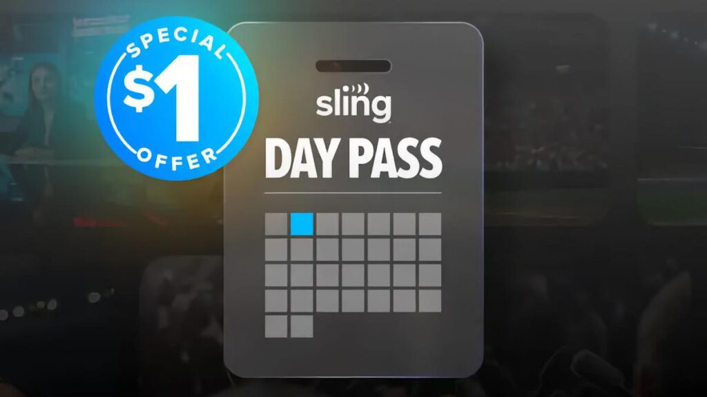 Sling Orange Day Passes are only  right now for Black Friday