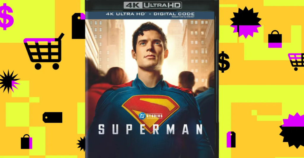 Superman and other 4K Blu-rays are .99 ahead of Black Friday