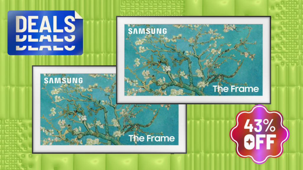 The Art Of Smart Savings: The Samsung 75-Inch Frame TV Is 43% Off Right Now