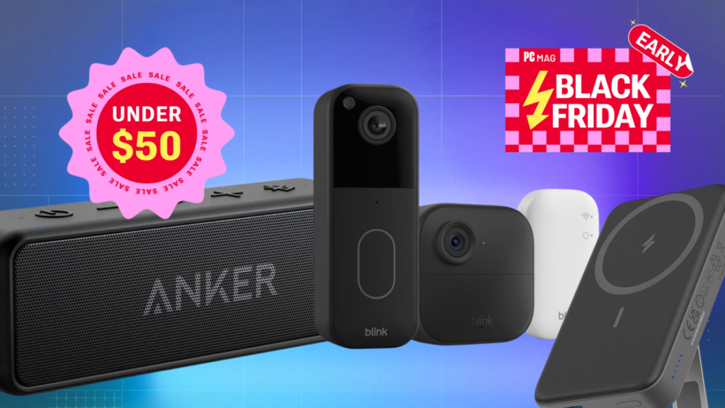The Best Early Black Friday Tech Deals Under : Chargers, Speakers, Video Doorbells, and More