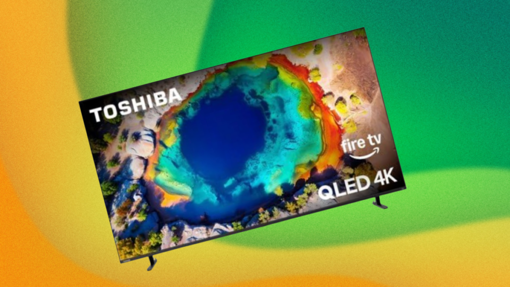 This 75” TOSHIBA QLED 4K Smart TV is half off this weekend This 75” TOSHIBA QLED 4K Smart TV is half off this weekend