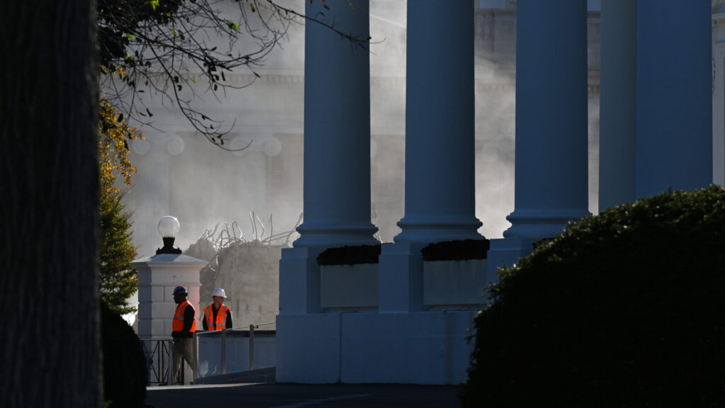 Trump’s swift demolition of East Wing may have launched asbestos plumes Trump’s swift demolition of East Wing may have launched asbestos plumes