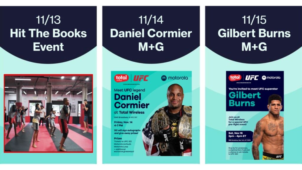 Verizon’s Total Wireless puts together festivities that’ll make New York UFC fans happy