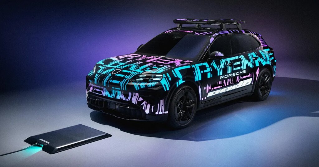 Wireless Charging a 2026 Porsche Cayenne Electric Wireless Charging a 2026 Porsche Cayenne Electric
